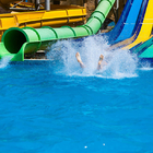 Toboganes acuáticos altos de alta velocidad de la fibra de vidrio del parque de atracciones para el parque del agua del tema